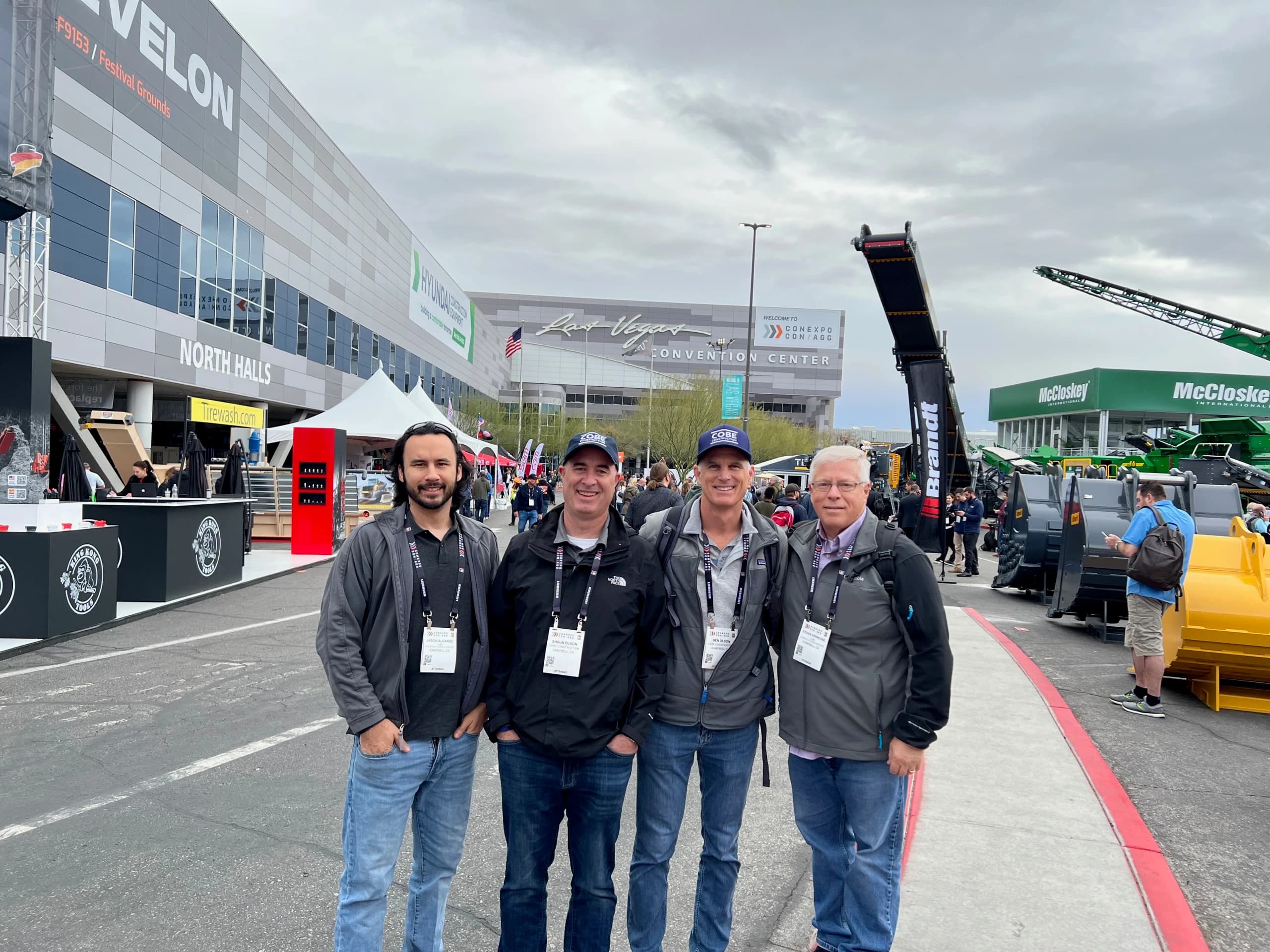 COBE team attending an industry conference