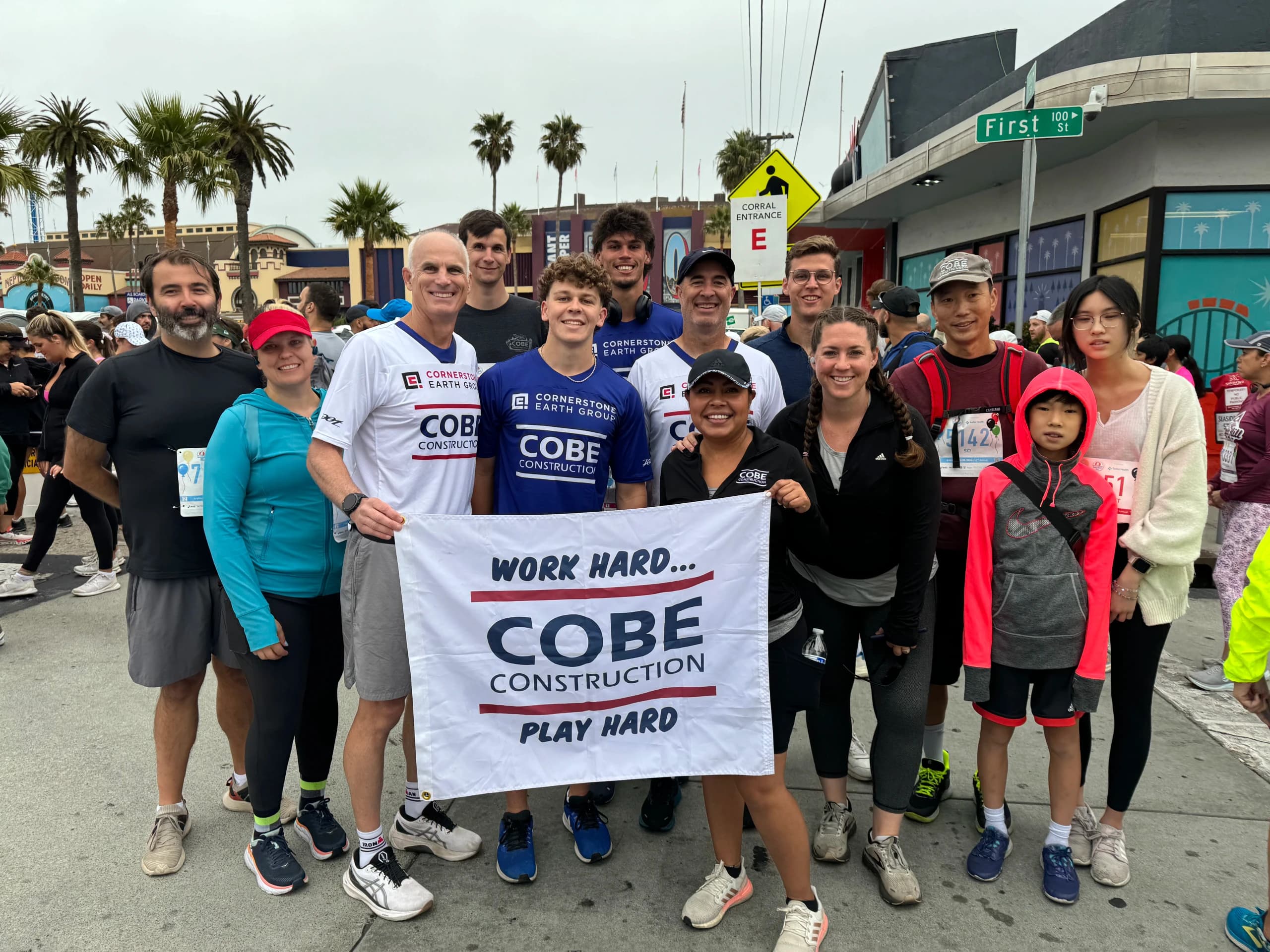 COBE team at the company 5K run
