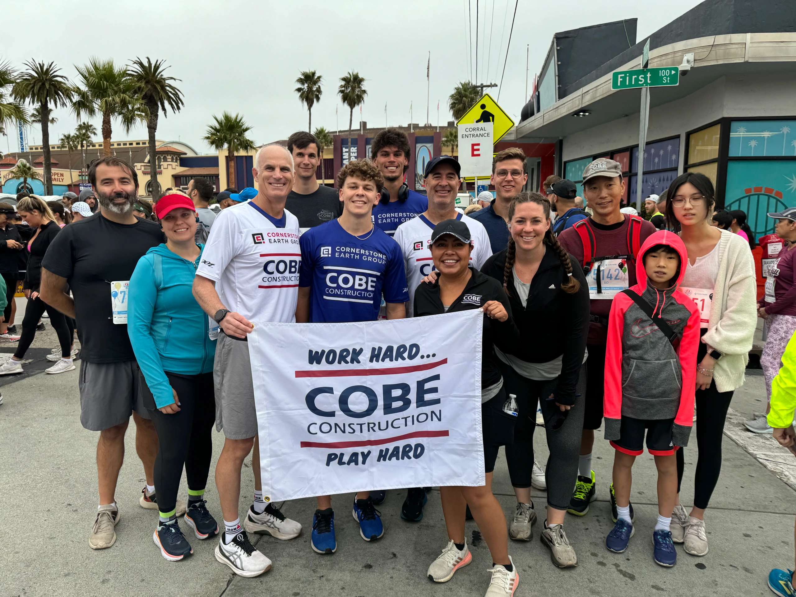 COBE team at the company 5K